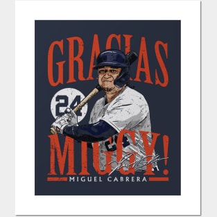 Miguel Cabrera Detroit Gracias Miggy Posters and Art